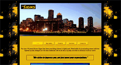 Desktop Screenshot of huntersigns.net